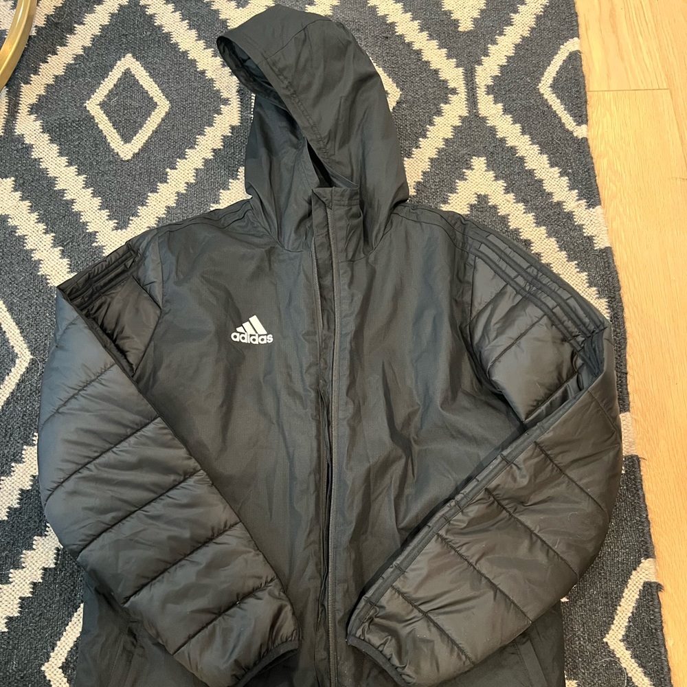 COPY - Adidas black NWOT hooded puffer jacket size medium